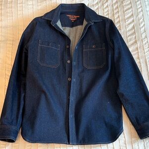 Line of Trade Men's Dark Denim Shirt Jacket